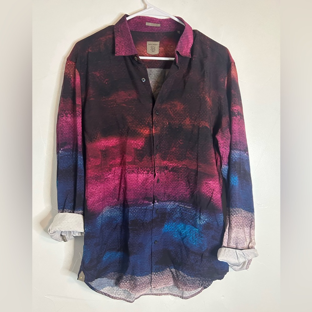 Rare rabbit men’s long sleeve shirt